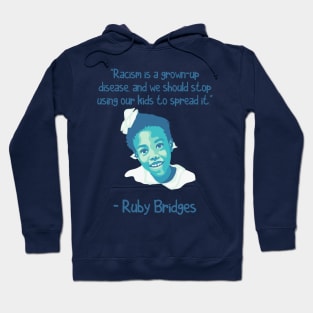 Ruby Bridges Portrait and Quote Hoodie